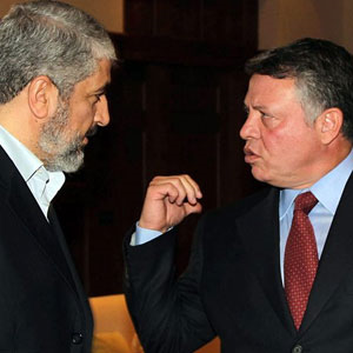 Halid Meşal\'in Ürdün Kralı 2. Abdullah\'la Görüşmesi