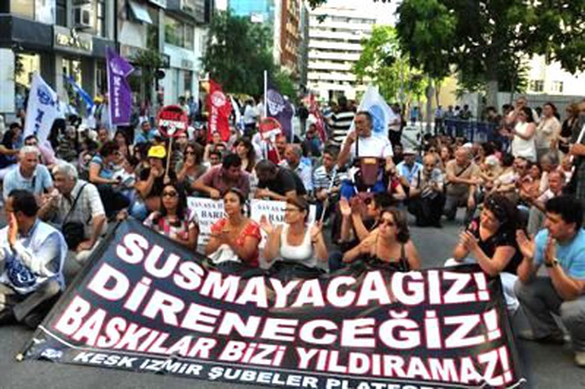 Kesk\'ten Gözaltı Protestosu