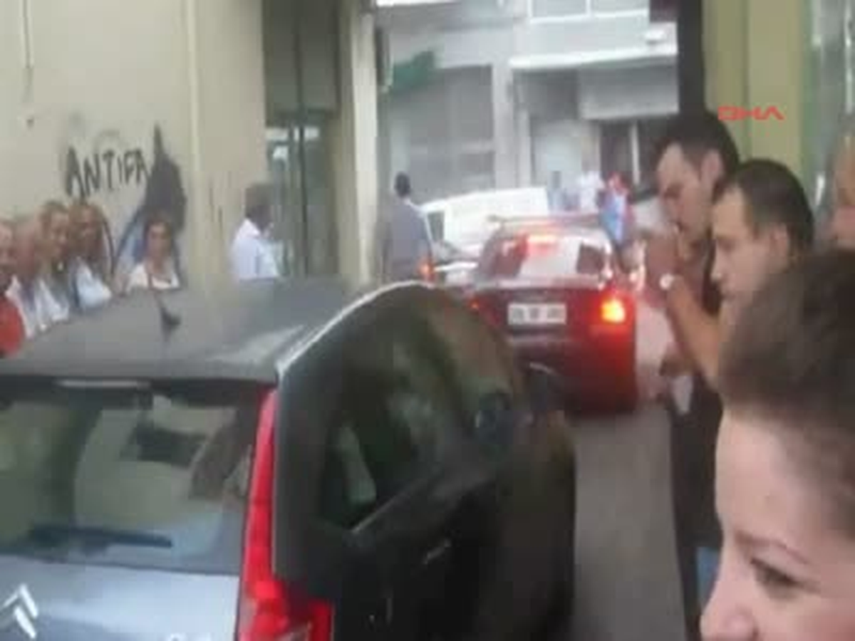 MHP Lideri Bahçeli\'ye Selanik\'te Protesto