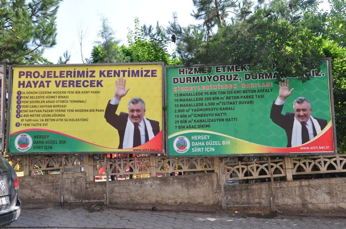 Siirt Belediyesi Hizmetlerini ve Projelerini Billboardlar ile Tanıttı