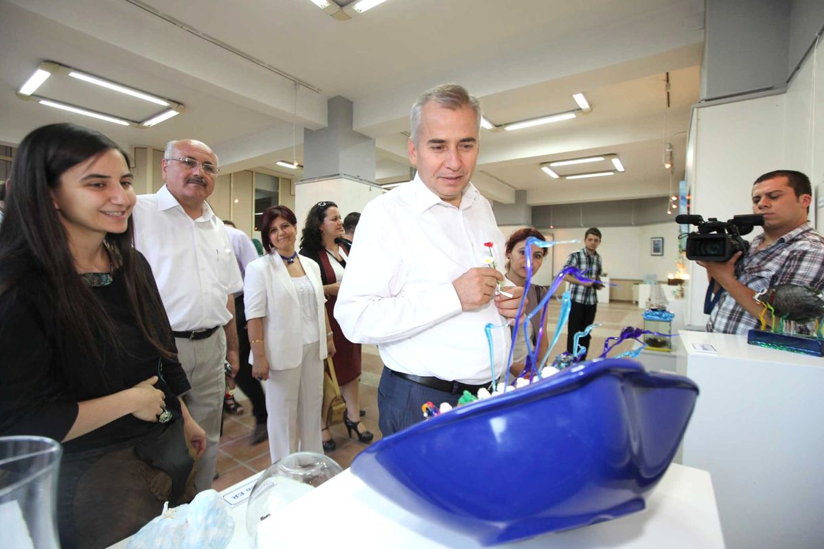 Cam Boncuk Kursiyerlerinden Sergi