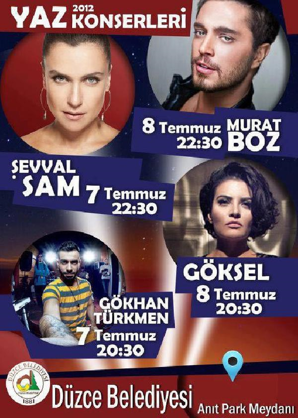 Düzce\'de Şevval Sam Konseri İptal Oldu