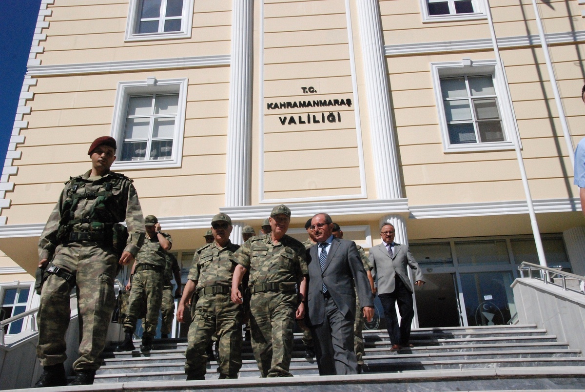 Kara Kuvvetleri Komutanı Orgeneral Kıvrıkoğlu Kahramanmaraş\'ta