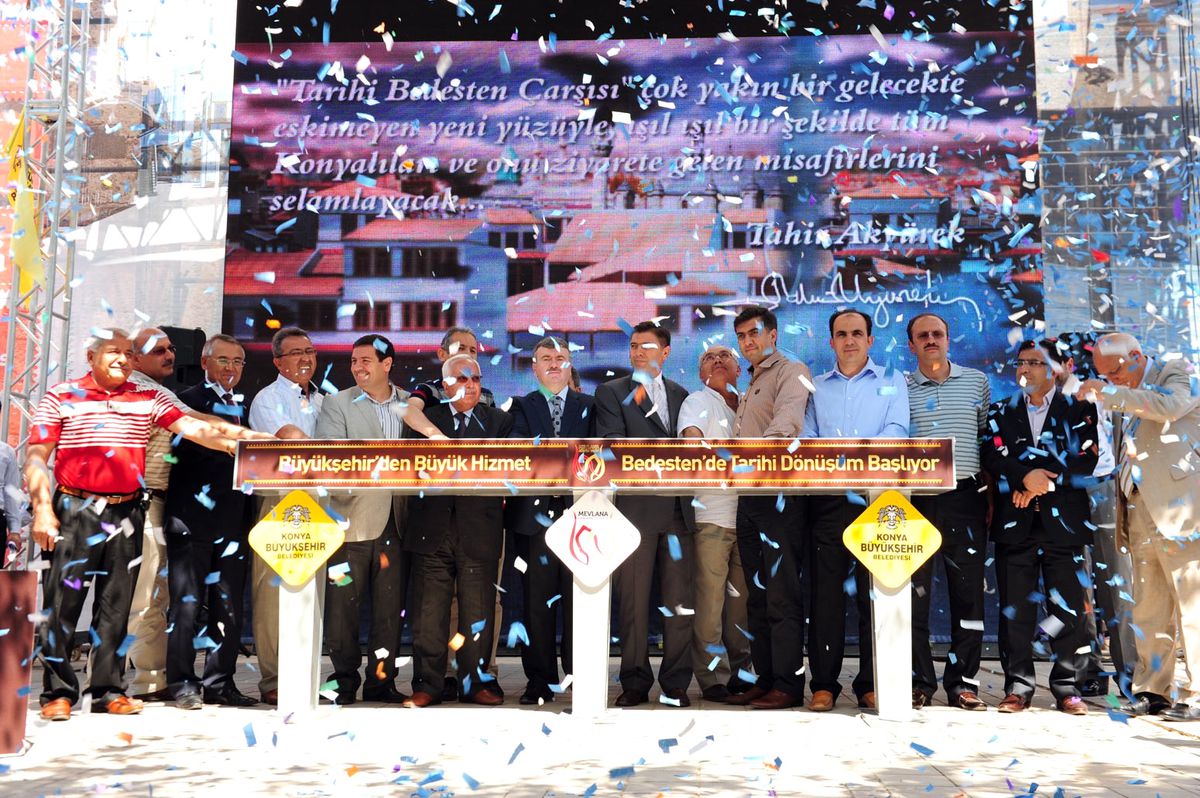 Konya'da Bedesten'de Tarihi Dönüşüm Başladı