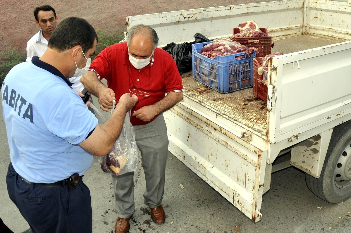 Mersin\'de 400 Kilo At Eti Yakalandı
