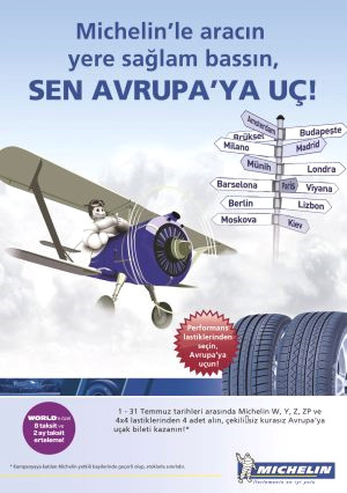 Michelin Yaz Lastikleri Avrupa\'ya Uçuruyor