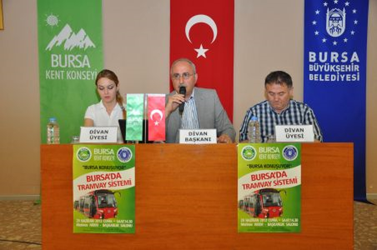 \'Bursa\'da Tramvay Sistemi\' Konsey\'de Tartışıldı