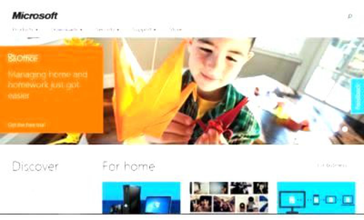 İşte Microsoft\'un yeni sitesi