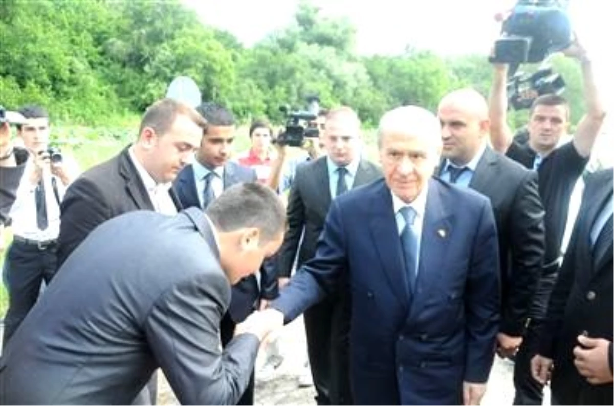 MHP Genel Başkanı Bahçeli Makedonya\'da