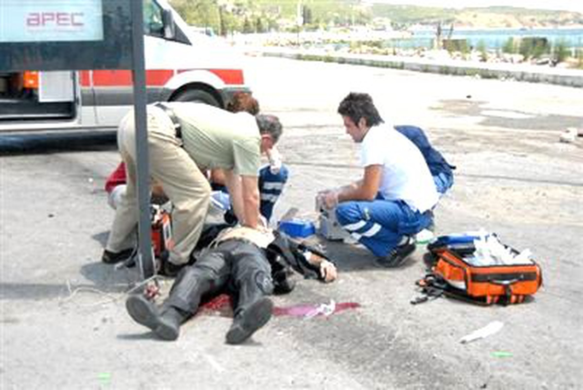 Feribot Çıkışında Motorsiklet Kazası: 1 Ölü