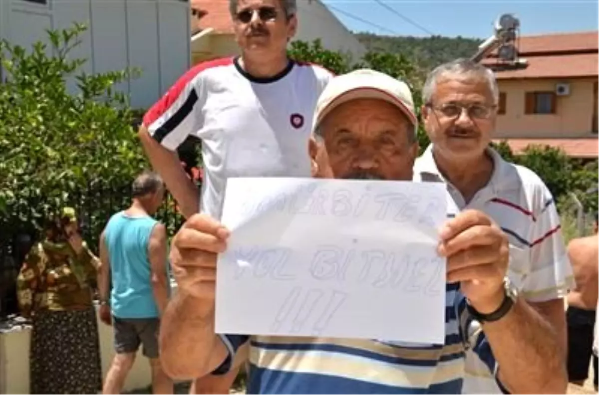 Gözde Tatil Beldesinde Yol İsyanı