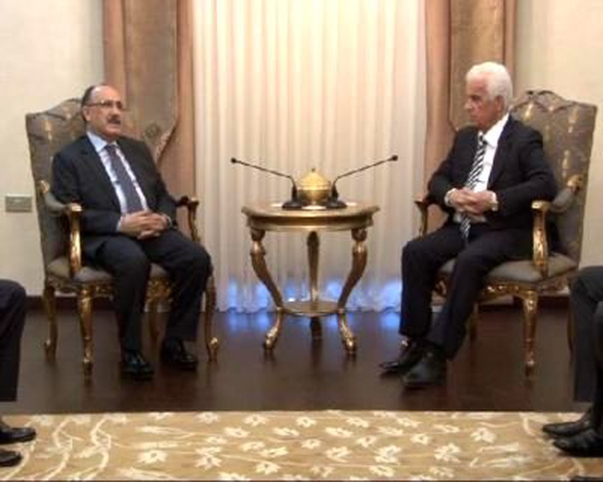 KKTC Cumhurbaşkanı Eroğlu, Beşir Atalay\'ı Kabul Etti