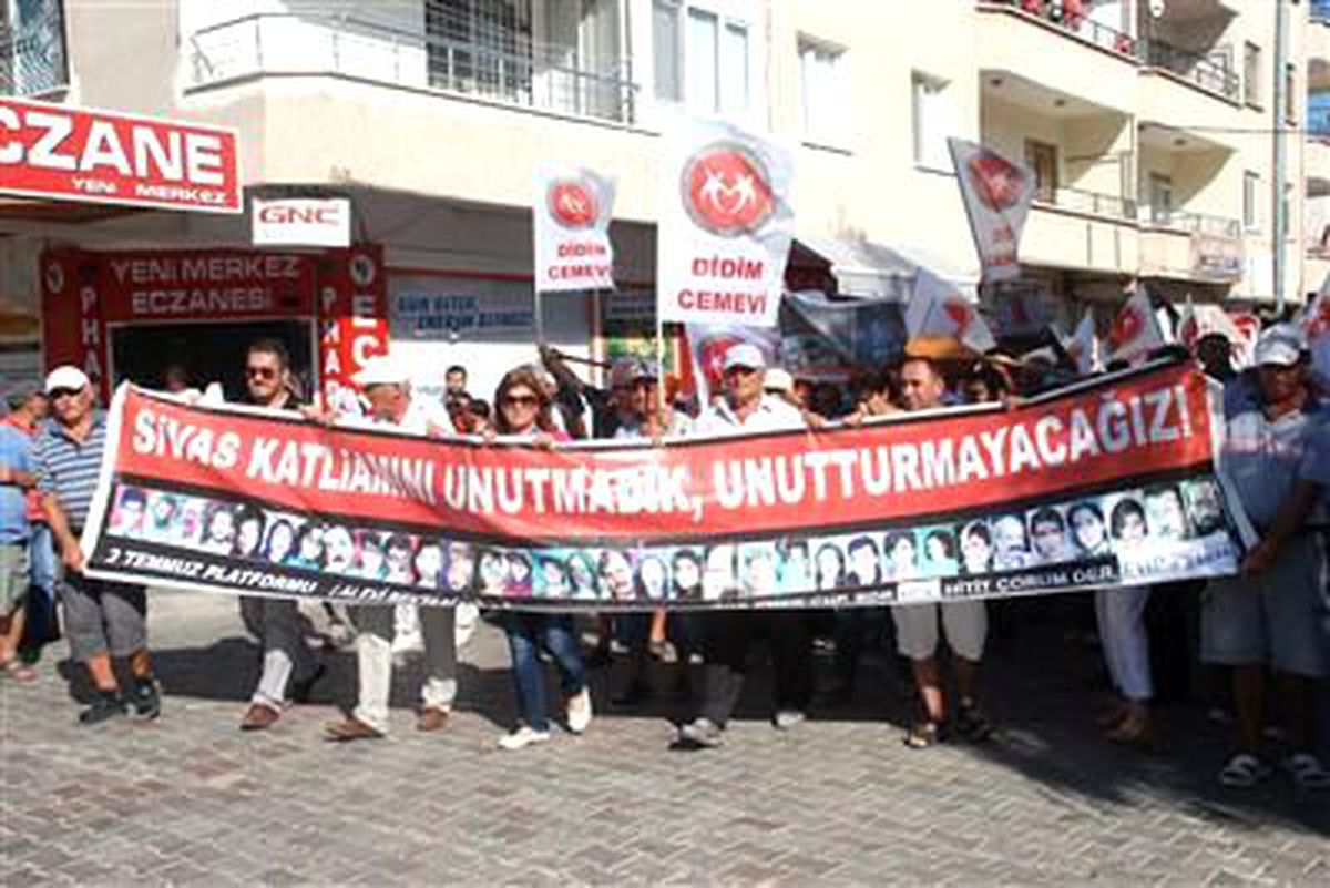 Sivas Olaylarının 19.yılı Didim\'de de Unutulmadı