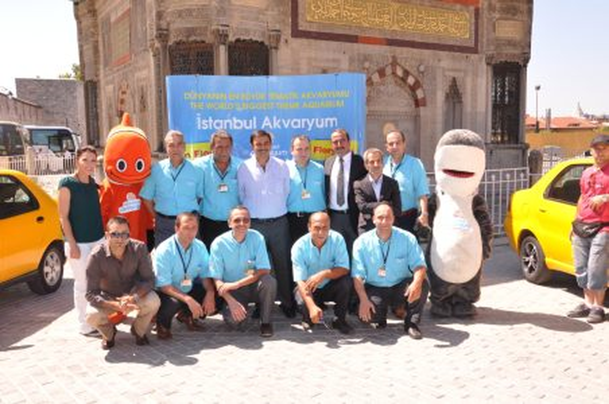 Taksicilere İstanbul Akvaryum Mavisi