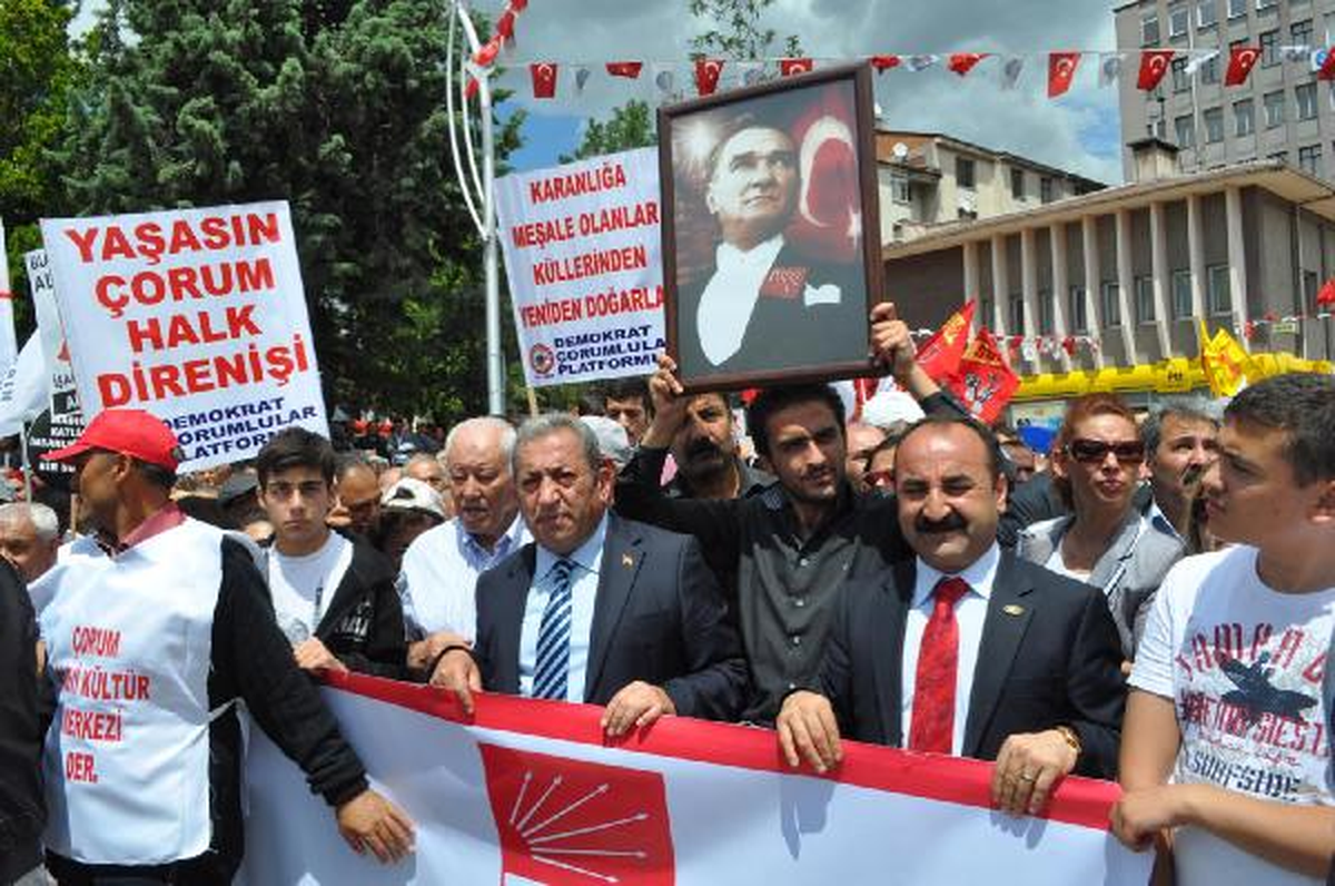 Çorum Olaylarında Ölenler Anıldı