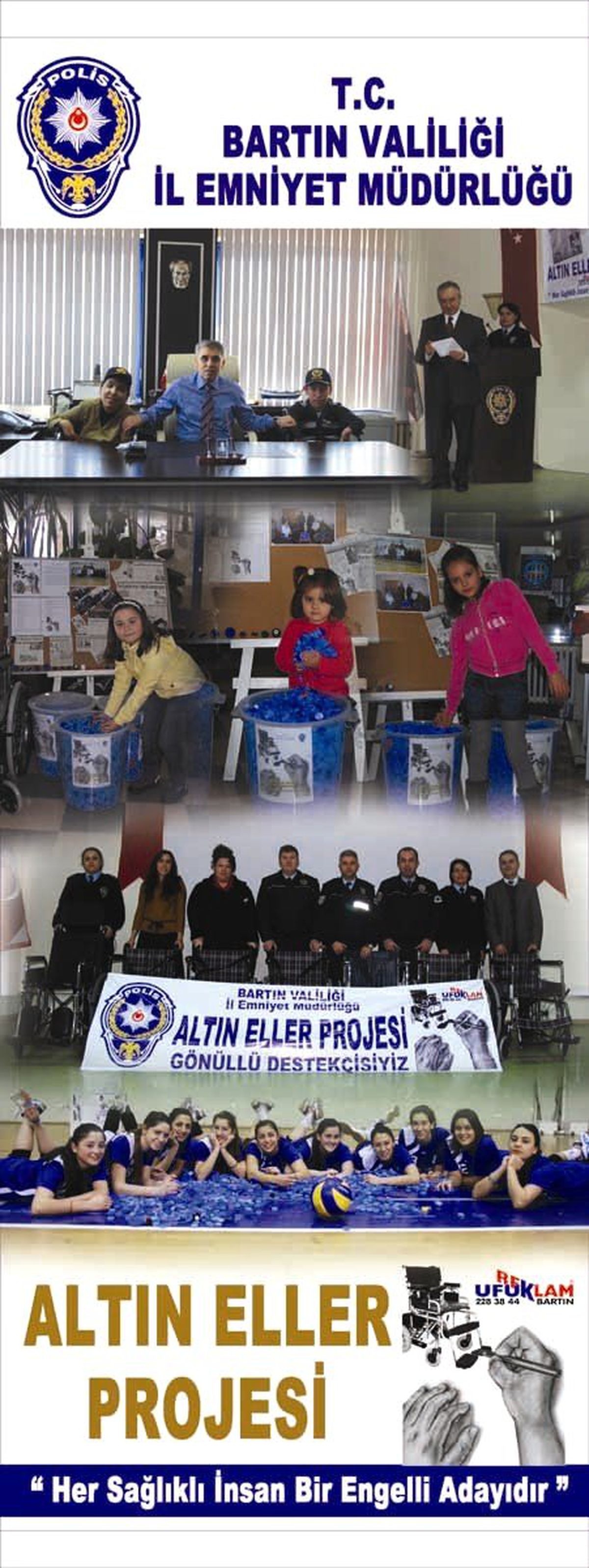 Emniyetten 44 Tekerlekli Sandalye Dağıtıldı
