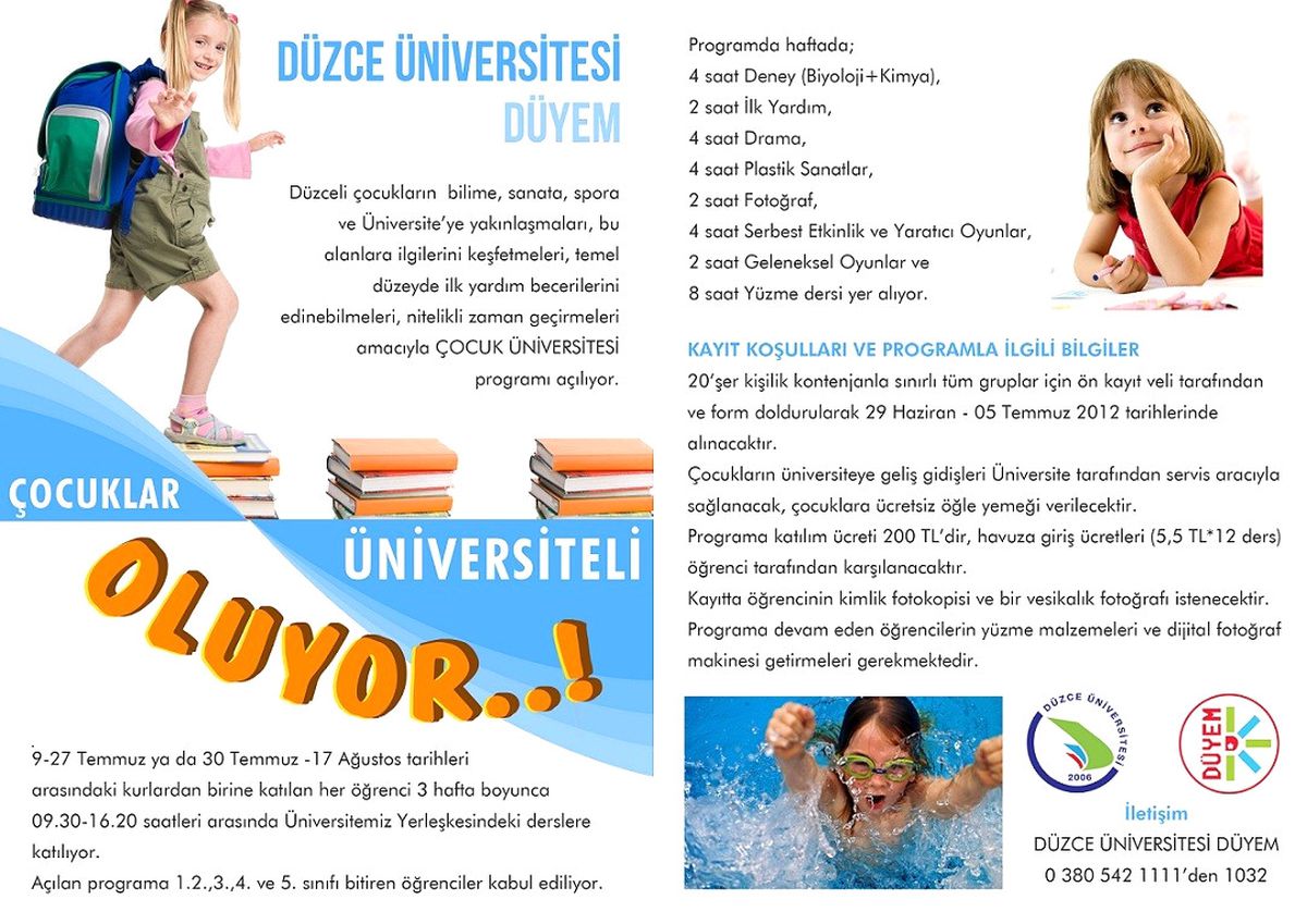 Çocuklar Üniversiteli Oluyor