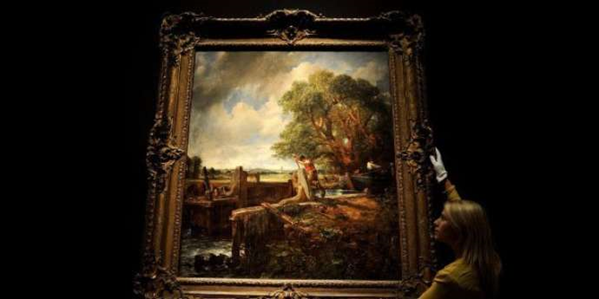 İngiliz Ressam John Constable\'ın Tablosu Açık Artırmada 22,4 Milyon Sterline Satıldı