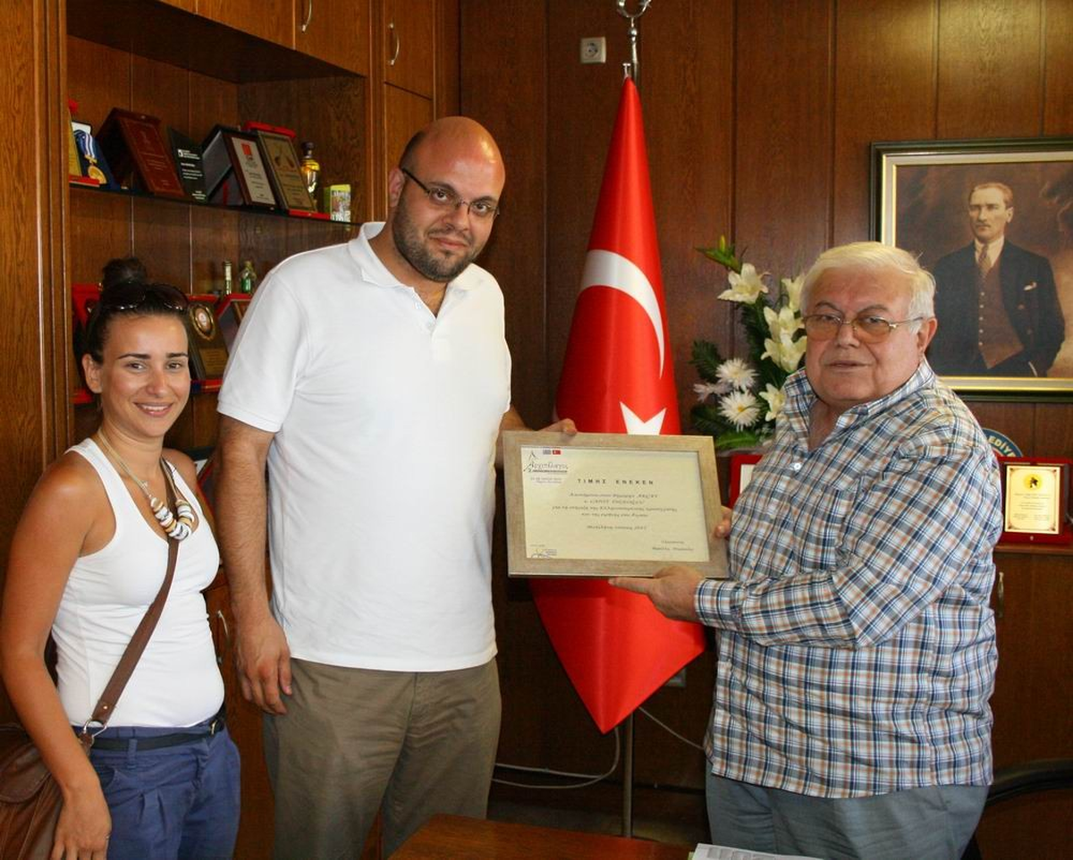 Midilli\'den Akçay\'a Teşekkür