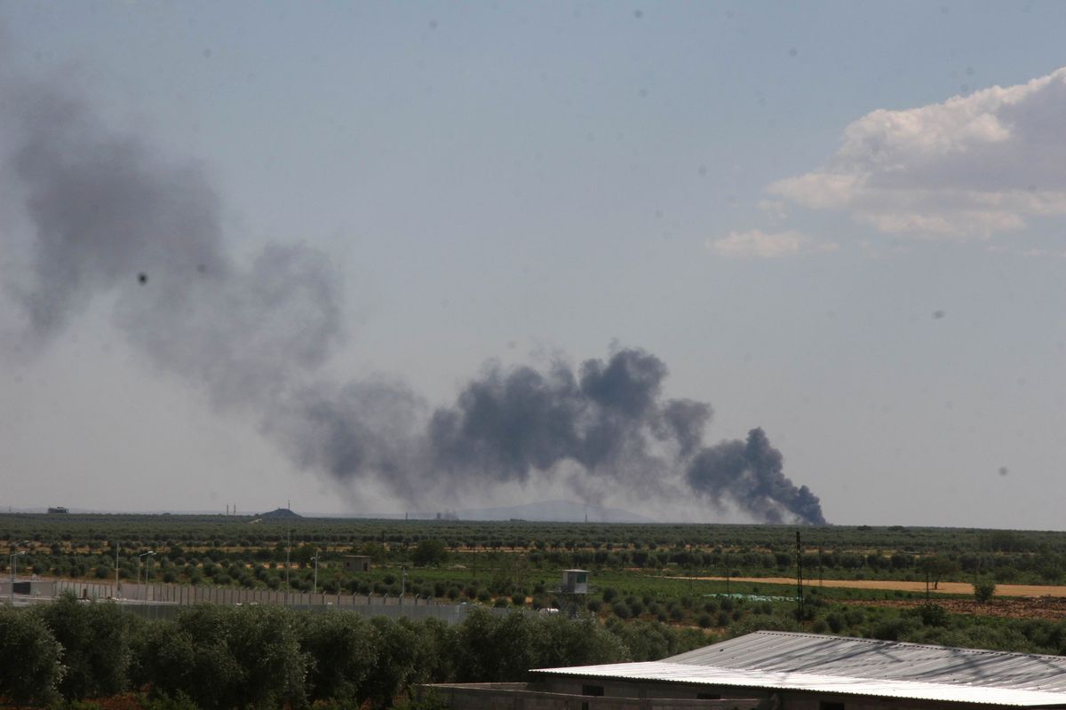 Sınırda Helikopterli Bombardıman