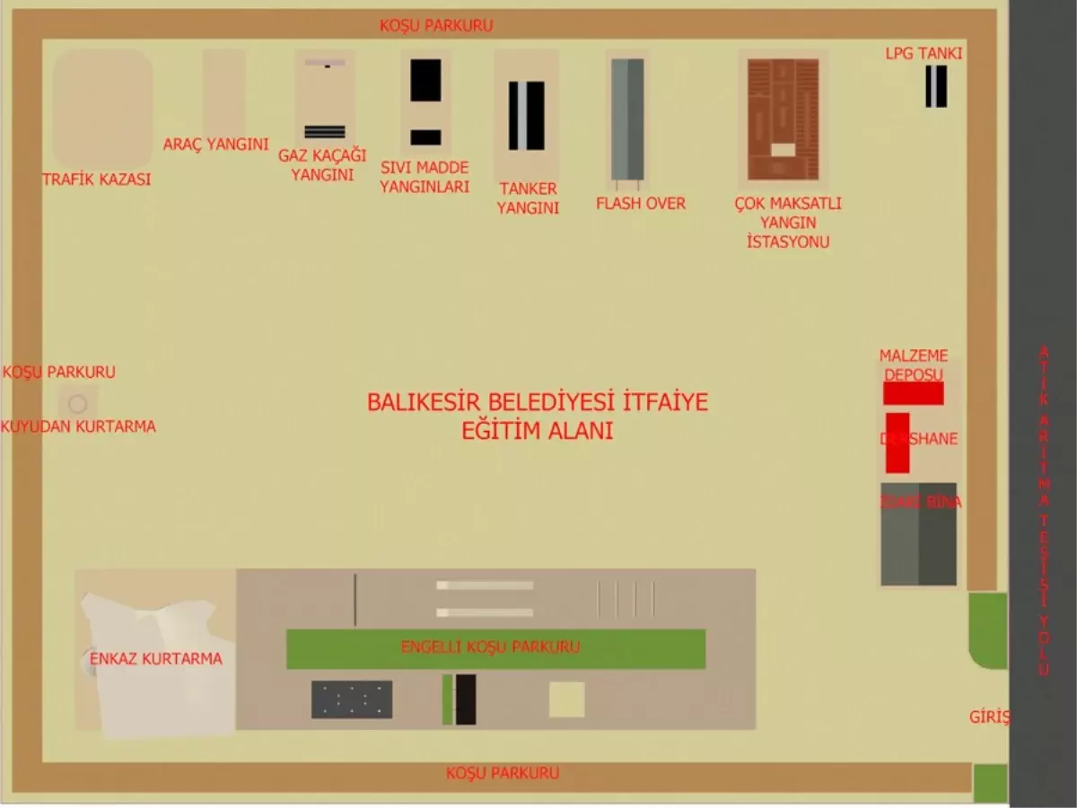 Balıkesir İtfaiyesi Yeni Eğitim Alanına Kavuşuyor