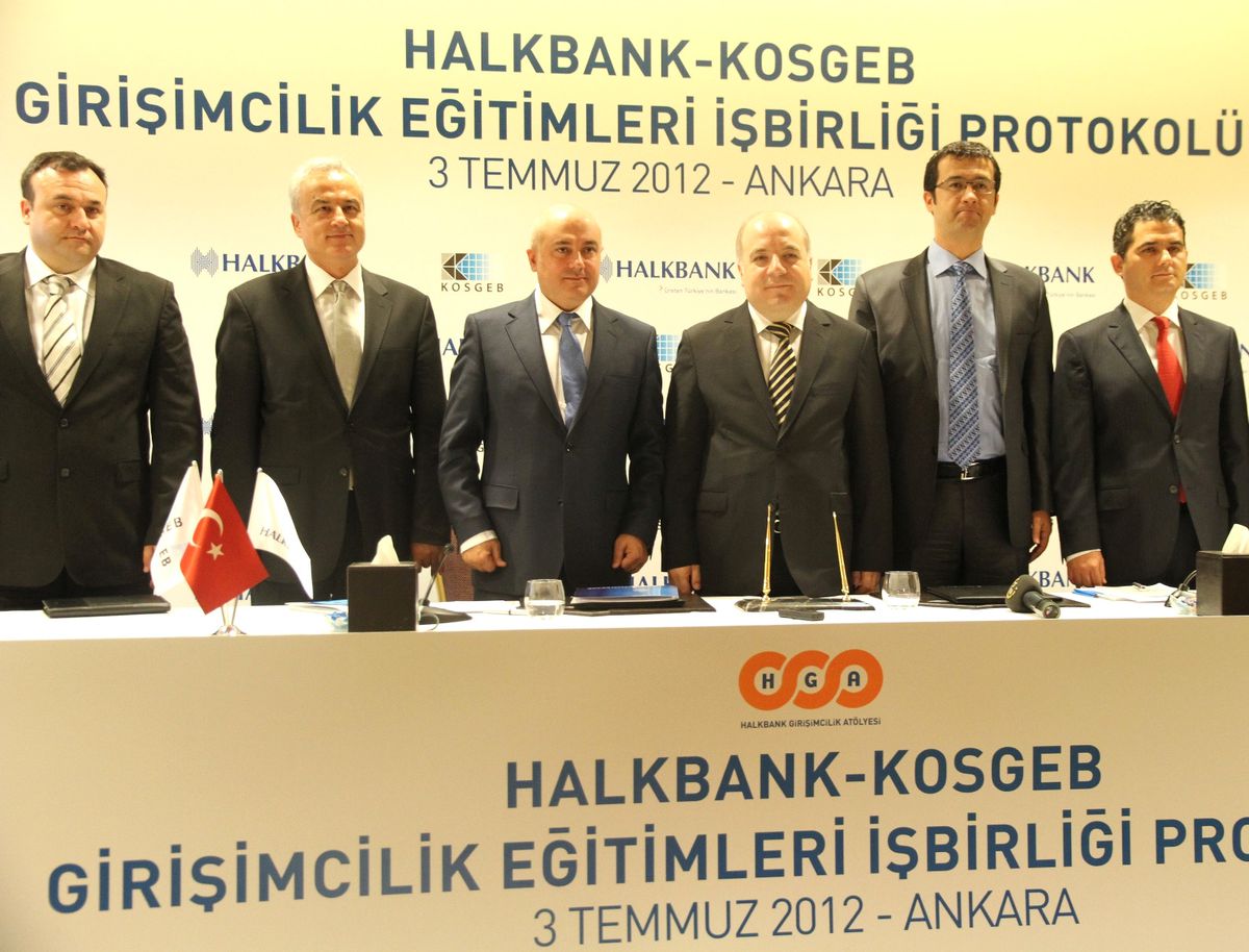 Halkbank Ve KOSGEB Yeni GirişimcilEri Ortaya Çıkarmak İçin Kolları Sıvadı