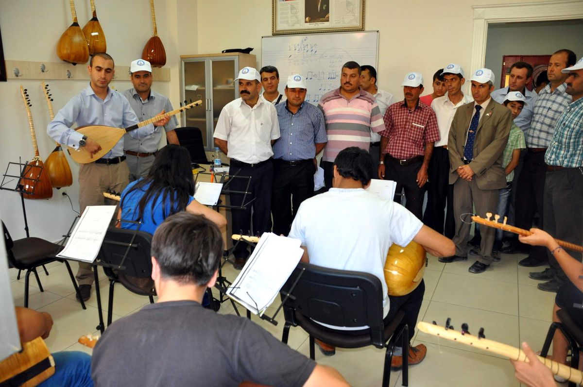 Gaziler ve Muharip Gaziler Derneği Şahinbeyi Gezdi