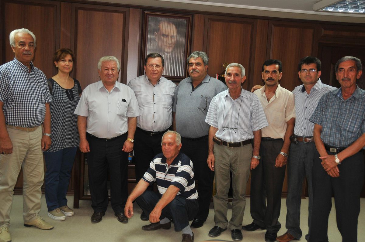 Mezitli Muhtarlarından Meski\'ye Teşekkür Ziyareti