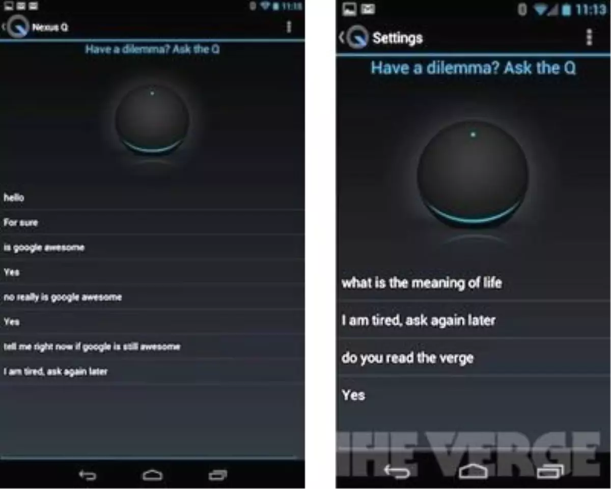 Nexus Q\'da sürpriz yumurta