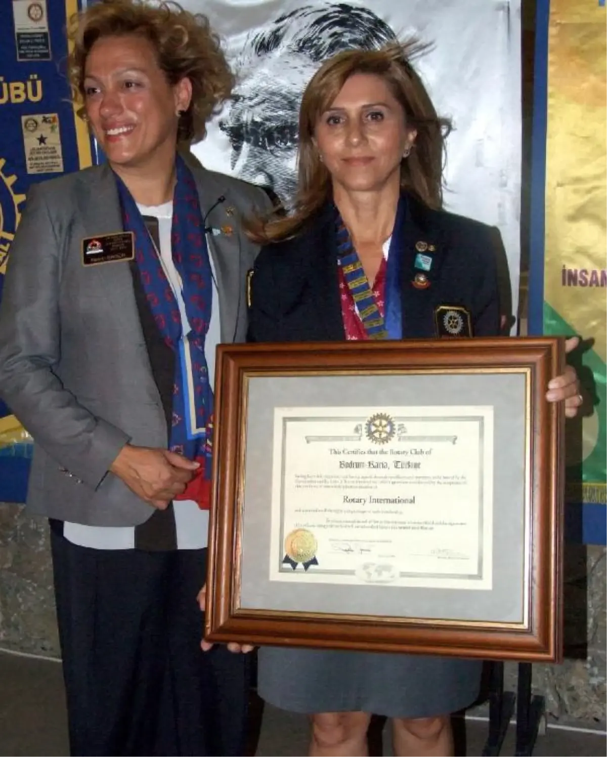 Başkan Kocadon\'un Eşi Rotary Başkanı Oldu