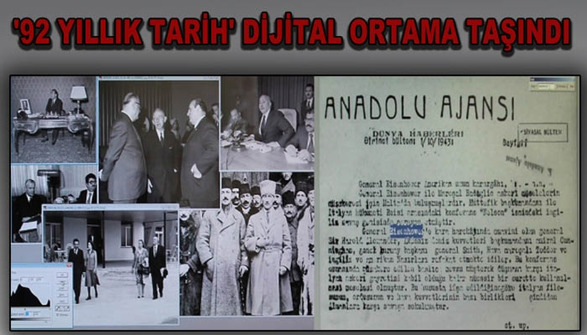"92 Yıllık Tarih" Dijital Ortama Taşındı