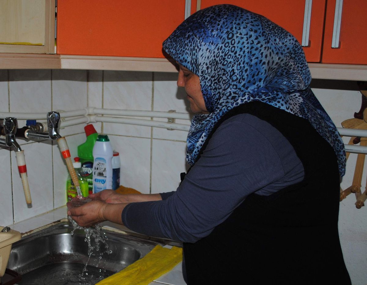 Amasya\'da İçme Suyu Kaynağına Sel Suları Karıştı