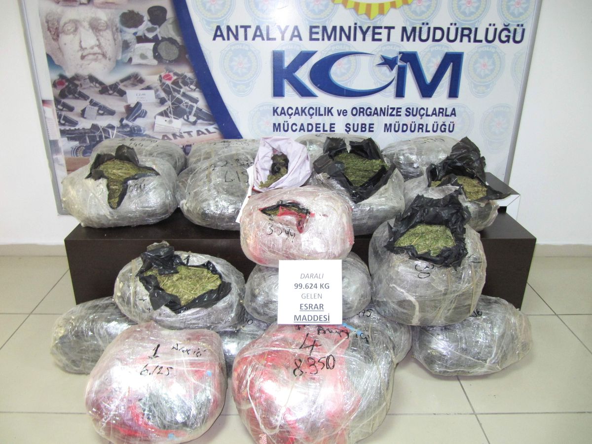 Antalya\'da Uyuşturucu Operasyonu