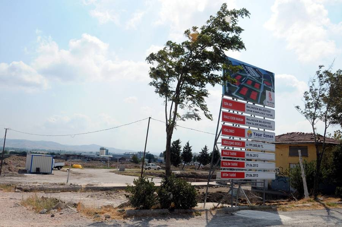 Balıkesir Belediyesi Spor Kompleksi İnşaatına Başlandı