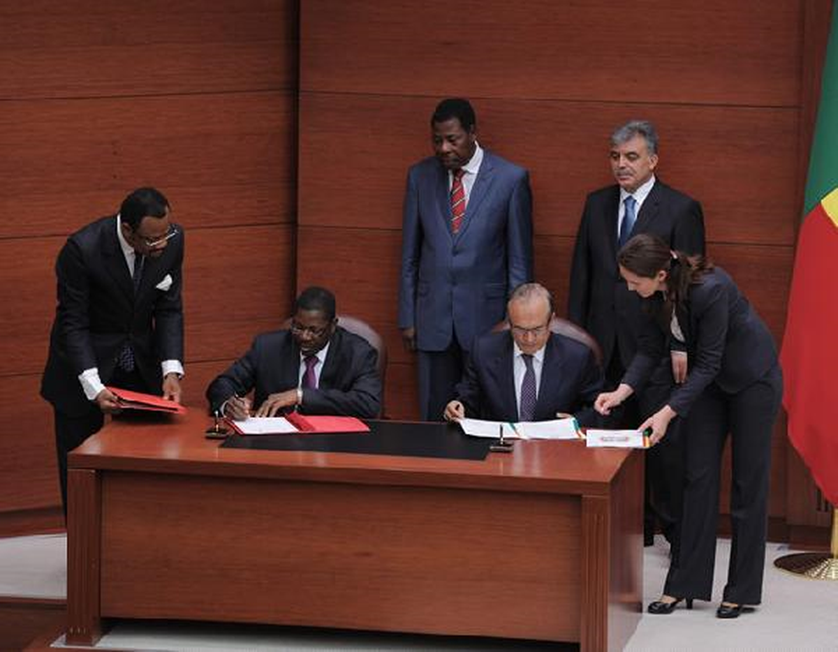 Benin Cumhurbaşkanı Yayi, Çankaya Köşkü\'nde (2)
