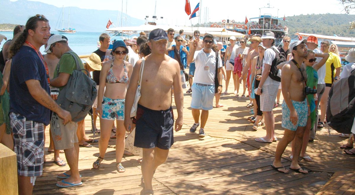 Muğla\'da Turist Sayısında Yüzde 6 Düşüş