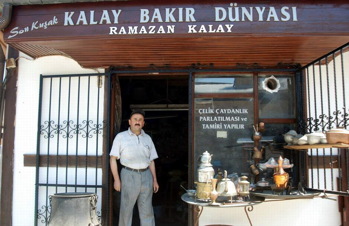 Odunpazarı Semtinde Ki Son Kuşak Kalaycı Turizmle Ayakta