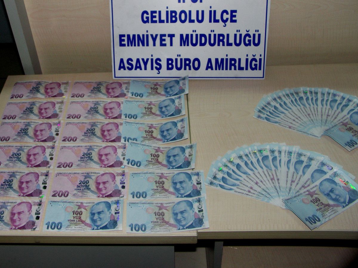 Gelibolu\'da Sahte Para Operasyonu