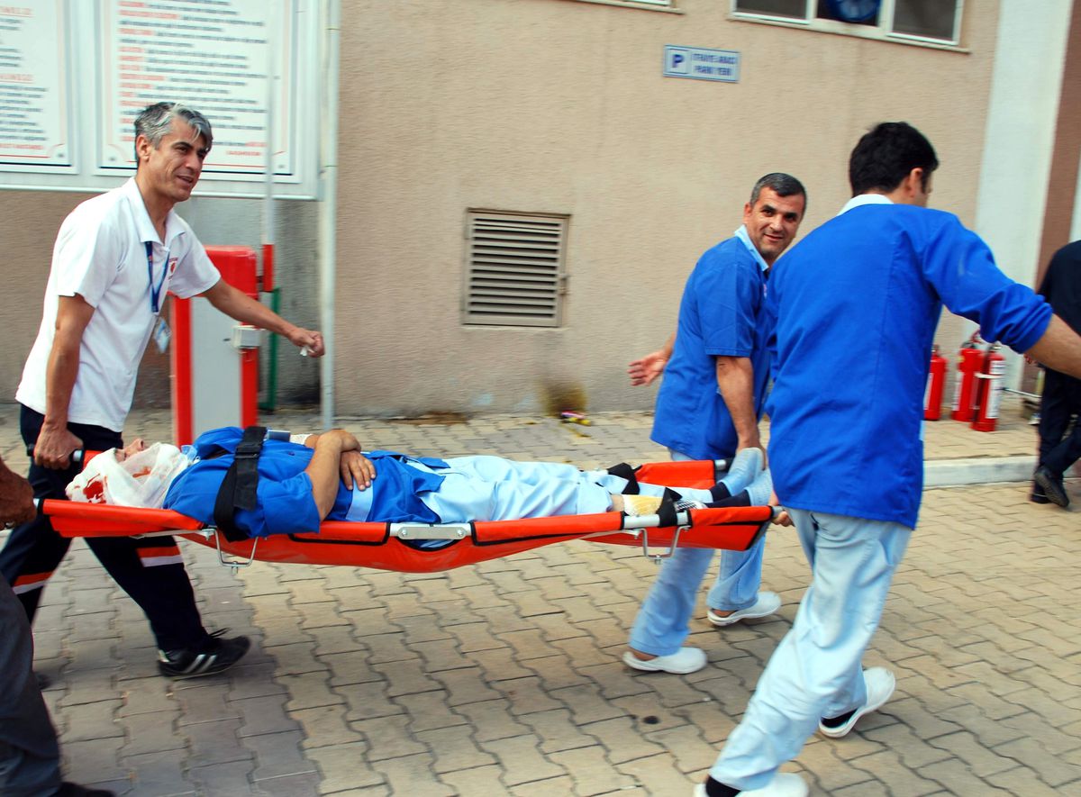 Hastanede Yangın Tatbikatı