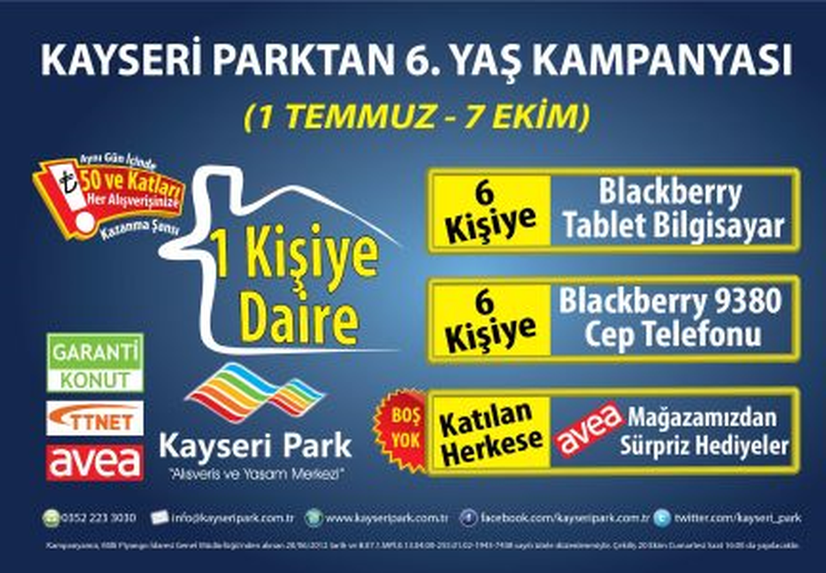 Kayseri Park\'tan Kazandıran Kampanya