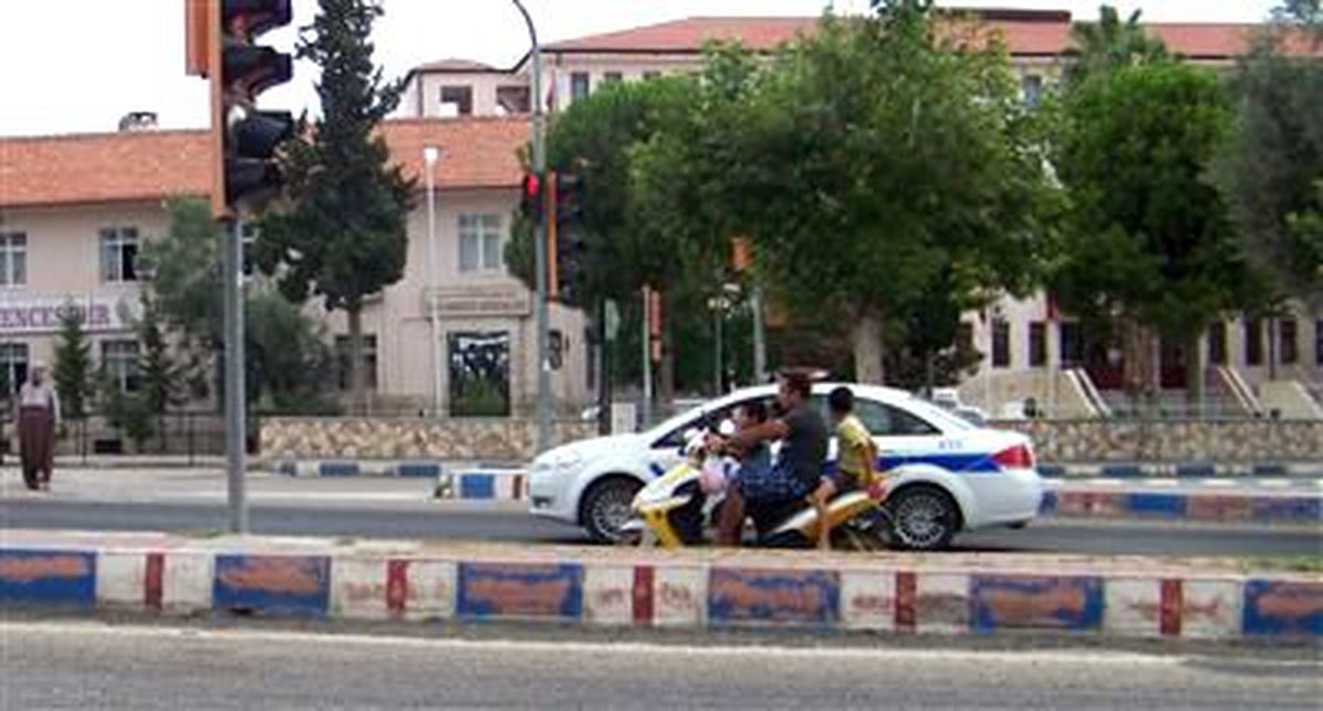 Motosiklette Tehlikeli Yolculuk