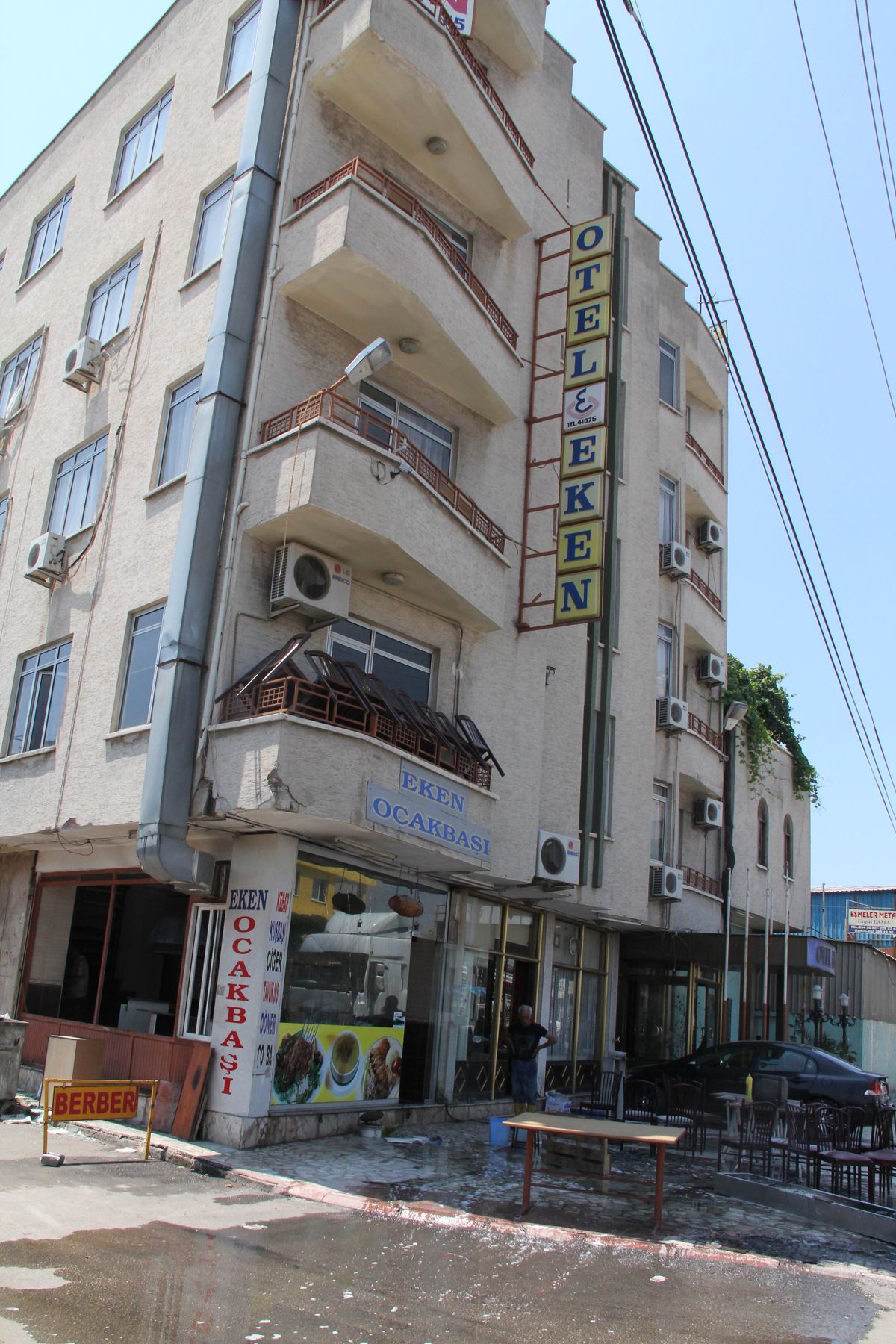 Oteldeki Patlama Güvenlik Kamerasında