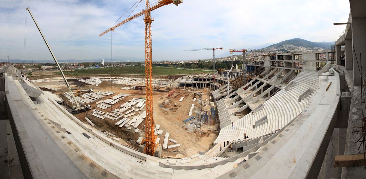 Stadyum Kaba İnşaatında Sona Doğru