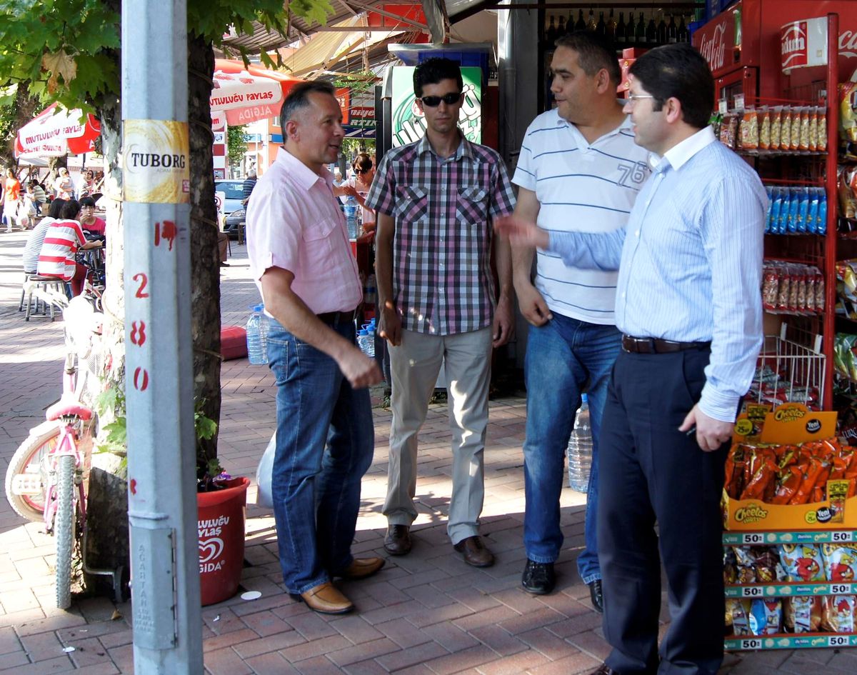 Tunç Esnafı Ziyaret Etti