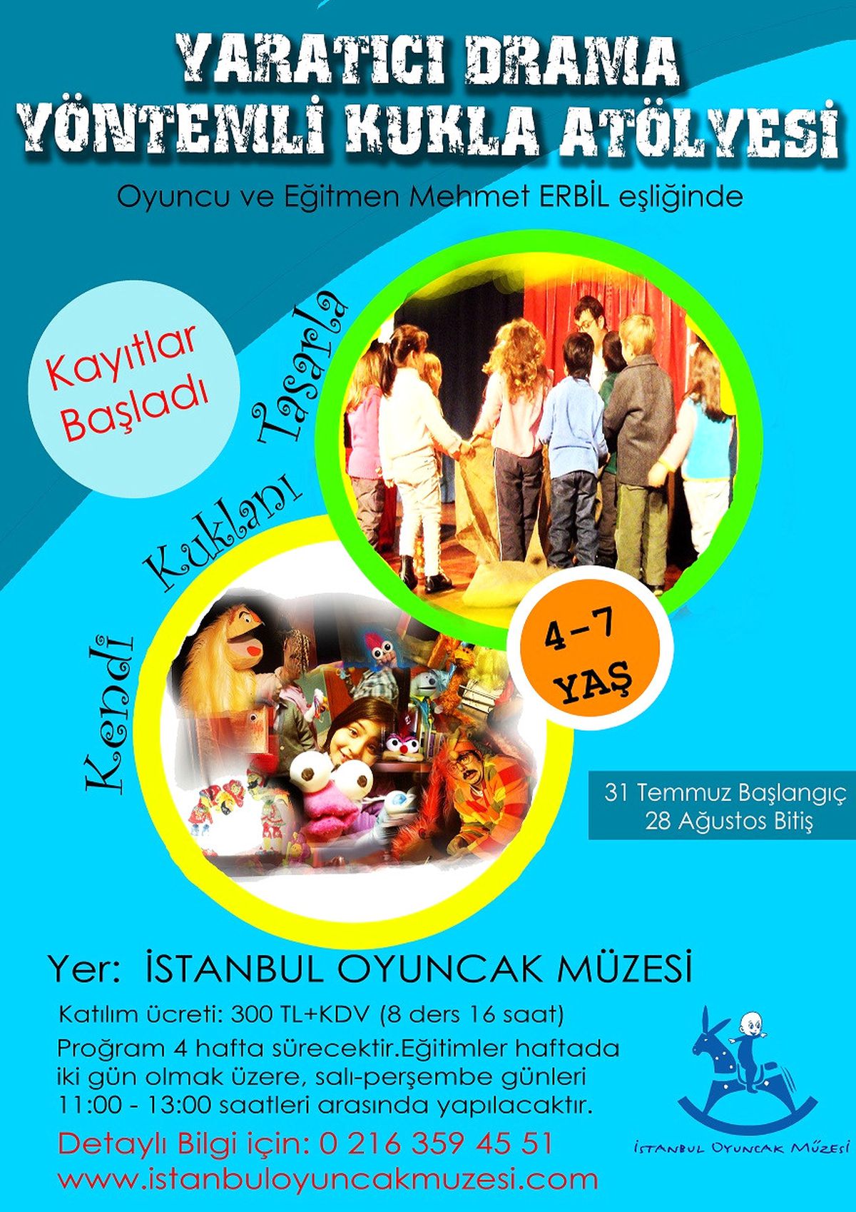 Yaratıcı Drama Yöntemli Kukla Atölyesi