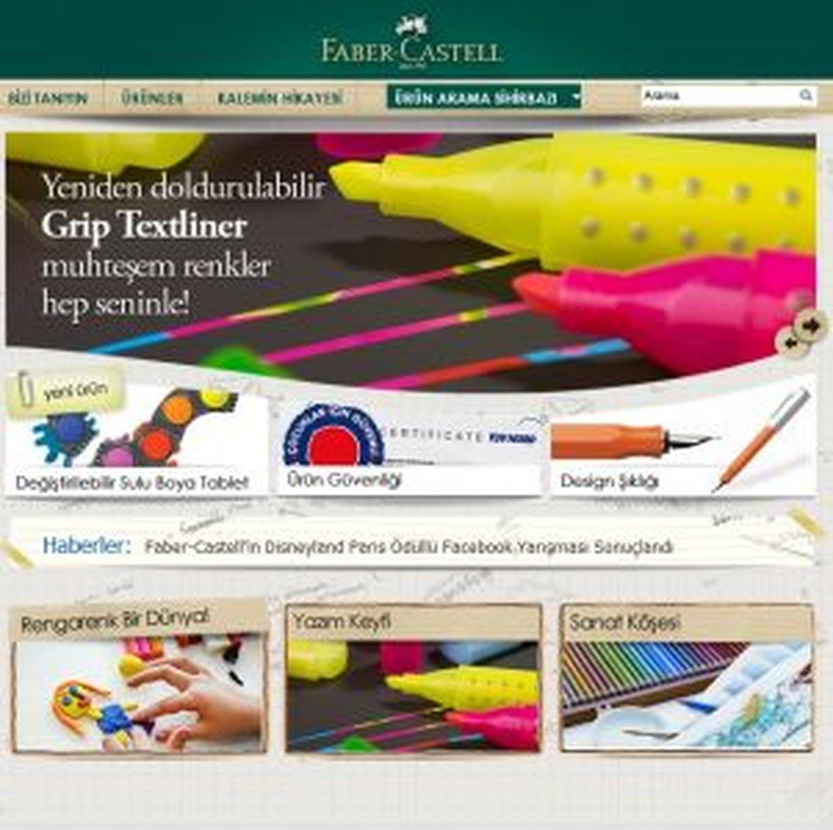Adinteractive Farkı ile Faber-Castell Web Sitesi Yayında!