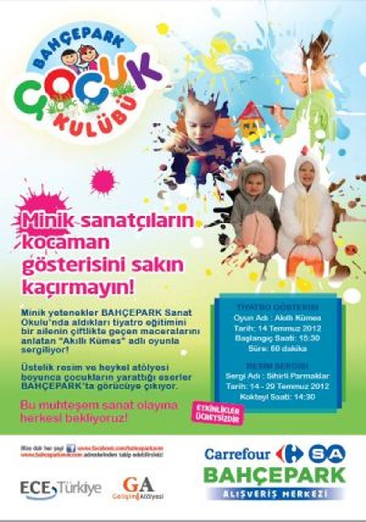 Bahçepark Çocukları Sanata Doydu