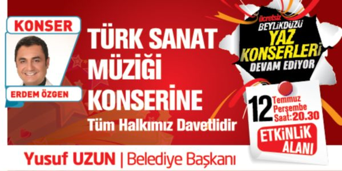 Beylikdüzü\'nde Türk Sanat Müziği Rüzgarı Esecek