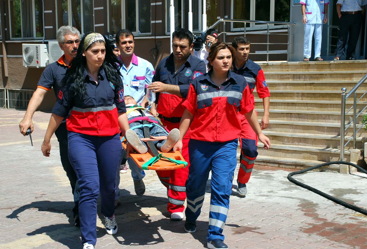 Yangın Tatbikatı Gerçeğini Aratmadı