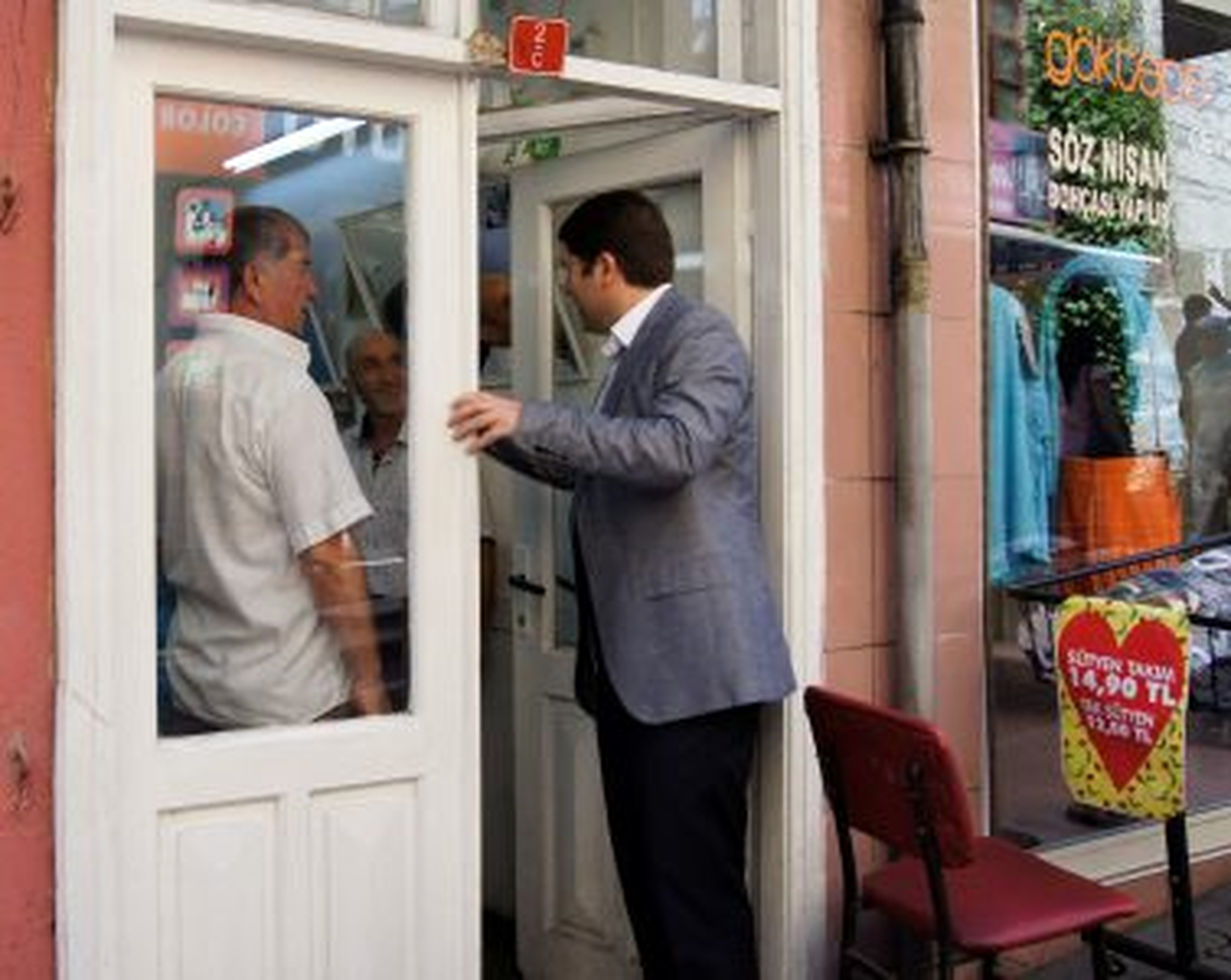 Yılmaz Tunç Esnaf Ziyaretinde